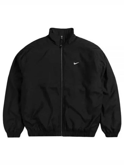 Sportswear NRG Solo Swoosh Satin Bomber Jacket Black Doll - NIKE - BALAAN 2