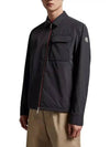 Epte Logo Patch Flap Pocket Zip Up Jacket Black - MONCLER - BALAAN 2