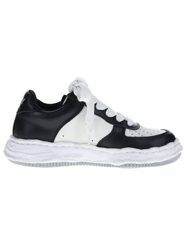 Yasuhiro Mihara Wayne OG Sole Leather Low A08FW706 BLK WHT - MAISON MIHARA YASUHIRO - BALAAN 1