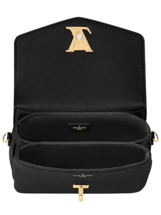 Oxford Lockme Leather Shoulder Bag Black - LOUIS VUITTON - BALAAN 4