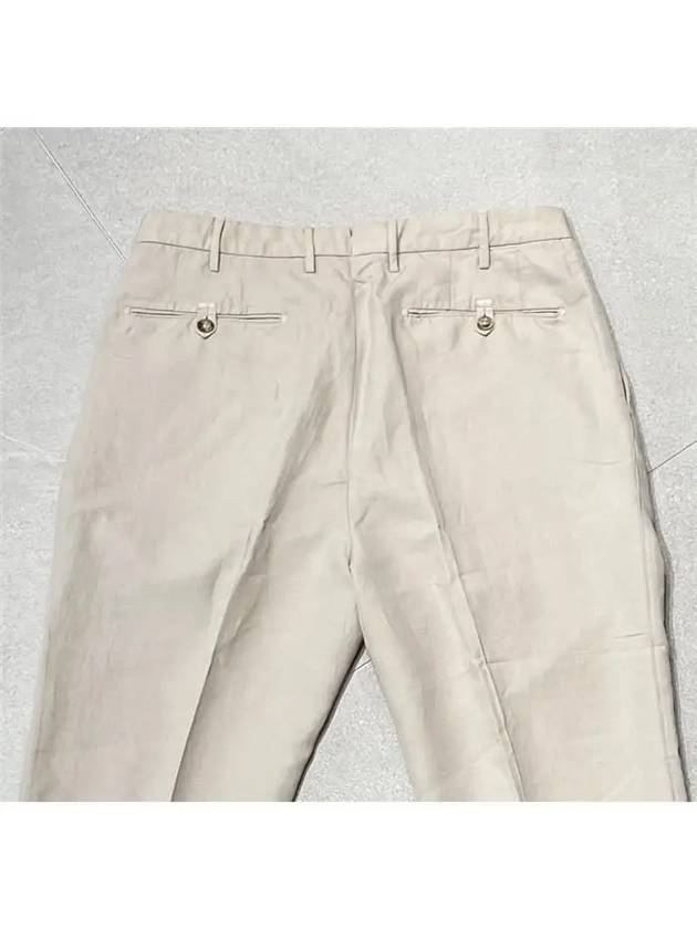 Aspesi Carrot Fit Linen Blend Slim Pants - INCOTEX - BALAAN 5