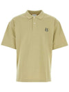 Bold Fox Head Patch Oversized Polo Shirt Sage Green - MAISON KITSUNE - BALAAN 1