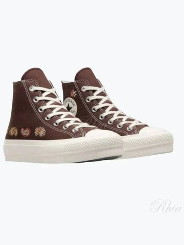 Chuck Taylor All Star Lift Platform Crafted Evolution High Top Canvas Shoes A08174C - CONVERSE - BALAAN 1