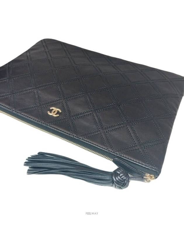 Stitched Tassel Large Clutch Bag No 24 - CHANEL - BALAAN 3