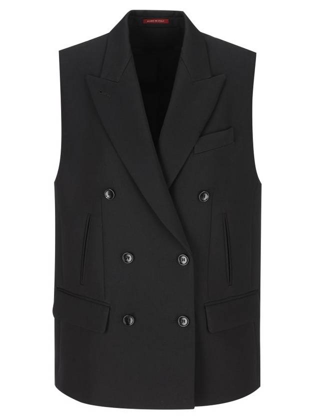 Web Wool Vest Black - GUCCI - BALAAN 2