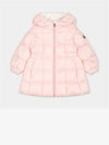 Moncler Baby ANYA Hooded Down Coat Pink - MONCLER - BALAAN 1