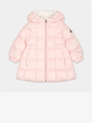 Moncler Baby ANYA Hooded Down Coat Pink - MONCLER - BALAAN 1