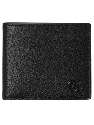 GG Marmont Half Wallet Black - GUCCI - BALAAN 1