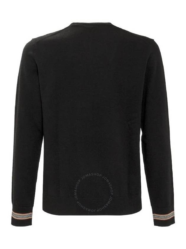 Men's Icon Striped Wool Knit Black - BURBERRY - BALAAN 3