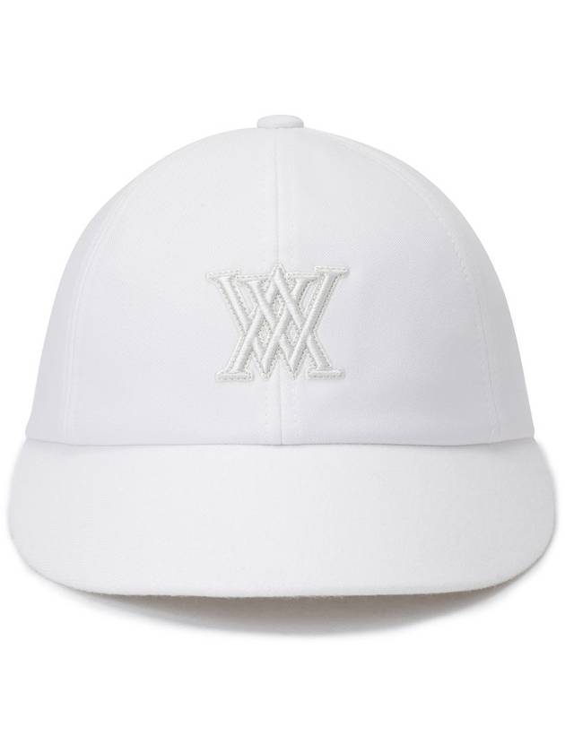 Official W CIRCLE POINT BALLCAP WH - ANEWGOLF - BALAAN 4