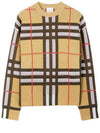 Vintage Check Crew Neck Knit Top Archive Beige - BURBERRY - BALAAN 2