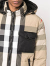 Check Reversible Hooded Padding Beige - BURBERRY - BALAAN 6