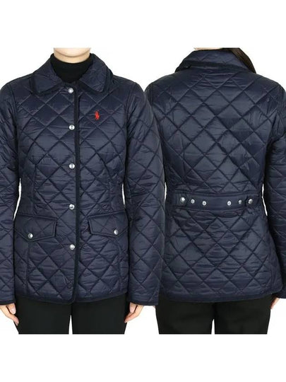 Half Quilted Jacket Navy - POLO RALPH LAUREN - BALAAN 2