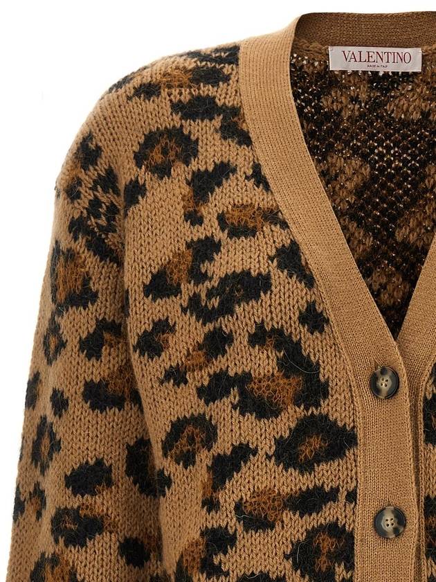 23 fw Jacquard Animalier Cardigan 3B3KA05T84JAN2 B0270472599 - VALENTINO - BALAAN 4