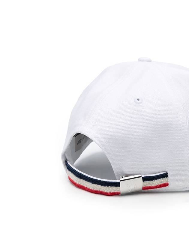 Gabardine Ball Cap Optical White - MONCLER - BALAAN 3