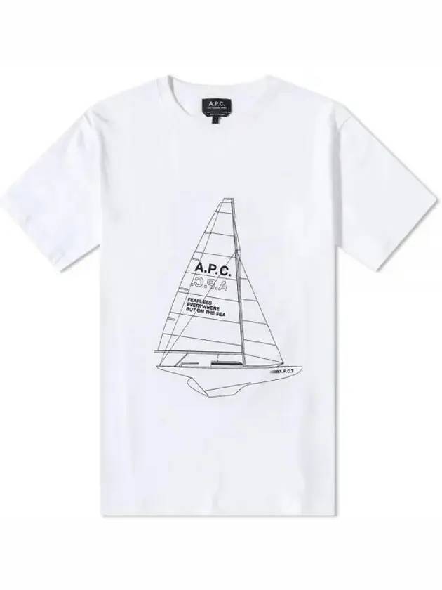 Jeannot Short Sleeve T-Shirt White - A.P.C. - BALAAN 1