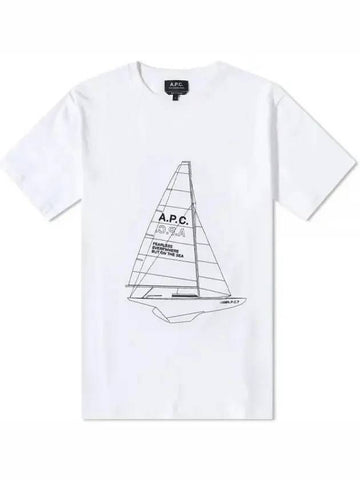 Jeannot Short Sleeve T-Shirt White - A.P.C. - BALAAN 1