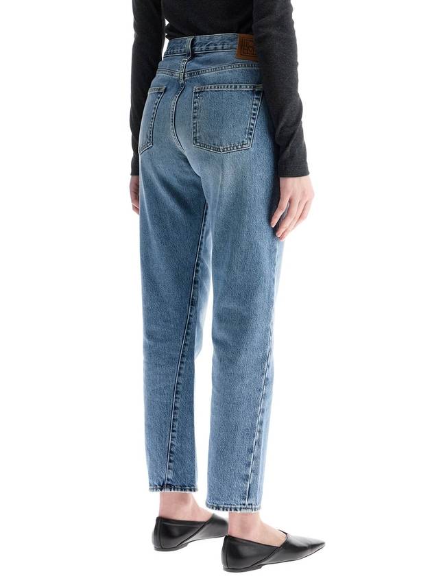 Twist Seam Denim Jeans Vintage Wash Blue - TOTEME - BALAAN 4