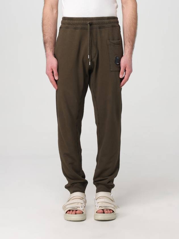 Light Fleece Utility Track Pants Green - CP COMPANY - BALAAN 2