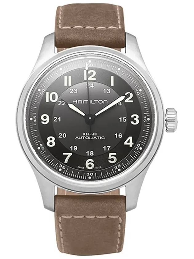 Khaki Field Titanium Auto 42mm Watch Black - HAMILTON - BALAAN 5