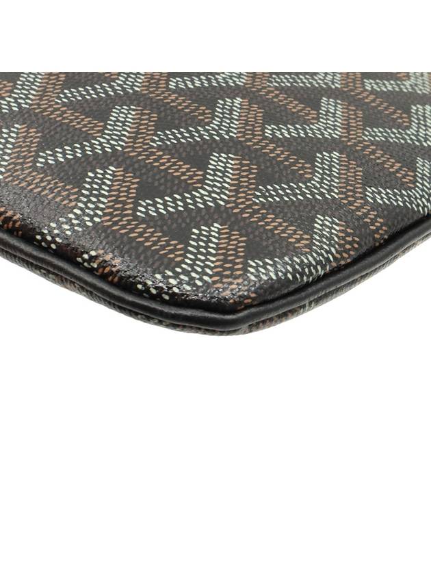 Black Goyadin Canvas Senna MM Clutch - GOYARD - BALAAN 7