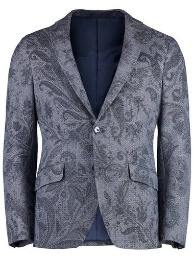 Etro Single-Breasted Two-Button Jacket - ETRO - BALAAN 1