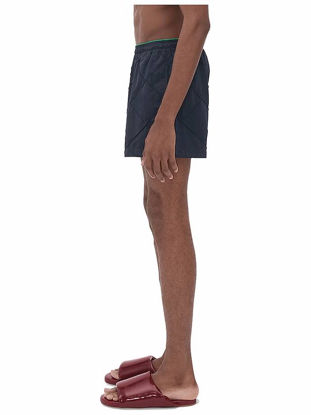 Intrecciato Nylon Swim Shorts Navy - BOTTEGA VENETA - BALAAN 4