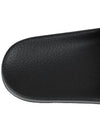 Gancini Printing Band Rubber Slippers Black - SALVATORE FERRAGAMO - BALAAN 9