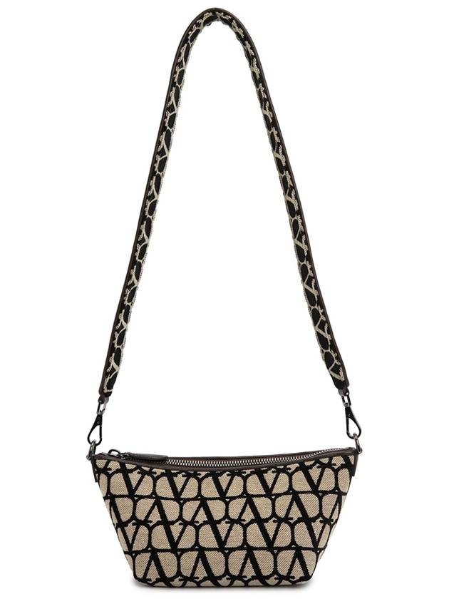 Iconographe Cotton Shoulder Bag Beige - VALENTINO - BALAAN 8