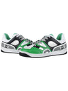 Men's Basket Low Top Sneakers Green - GUCCI - BALAAN 3