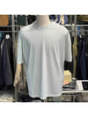 24SS Overfit Short Sleeve TShirt Washed Light Gray - TEN C - BALAAN 2