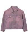 Distressed Button Denim Jacket Pink - MAISON MARGIELA - BALAAN 2