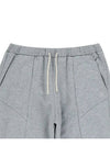 Delivery on 9 23 Curved Incision Heavy Sweat Wide Pants Melange Gray - OFFGRID - BALAAN 3