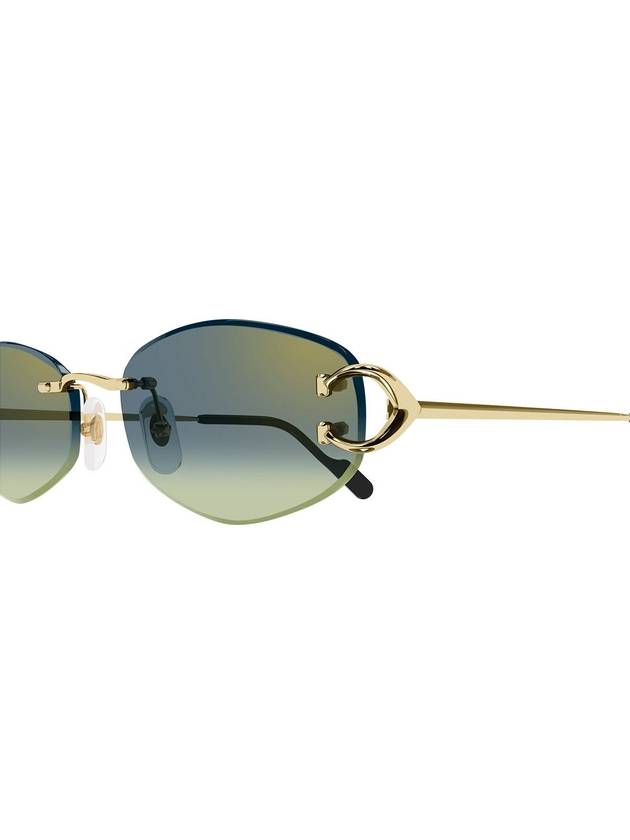 Eyewear Rectangular Rimless Sunglasses CT0467S - CARTIER - BALAAN 4