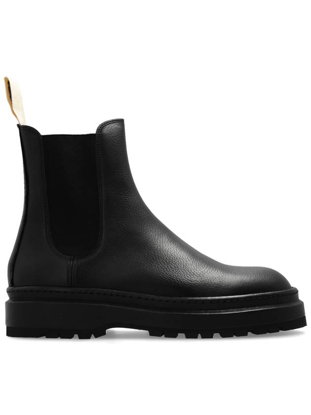 Jacquemus Leather Chelsea Boots, Men's, Black - JACQUEMUS - BALAAN 1