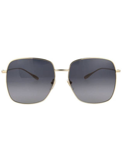 Eyewear Square Metal Gold Sunglasses Gray - GUCCI - BALAAN 2