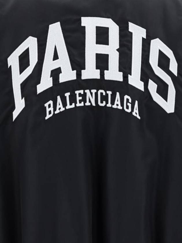 Paris Oversized Bomber Jacket Black - BALENCIAGA - BALAAN 5