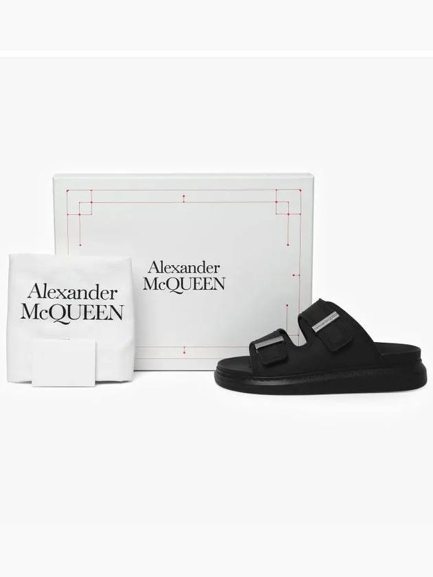 Hybrid Rubber Slippers Black - ALEXANDER MCQUEEN - BALAAN 5