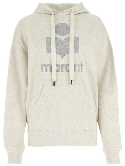 Mansel Logo Print Hoodie Ecru - ISABEL MARANT ETOILE - BALAAN 2