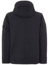 Batavia Garment Dyed Nylon Cotton Hooded Jacket Black - STONE ISLAND - BALAAN 3