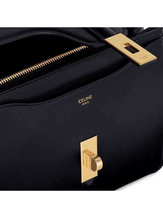 16 Small Satin Calfskin Tote Bag Black - CELINE - BALAAN 3