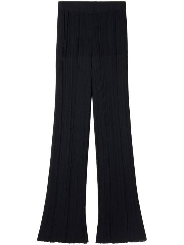 straight leg plisse effect trousers 6K06853S2465 - STELLA MCCARTNEY - BALAAN 1