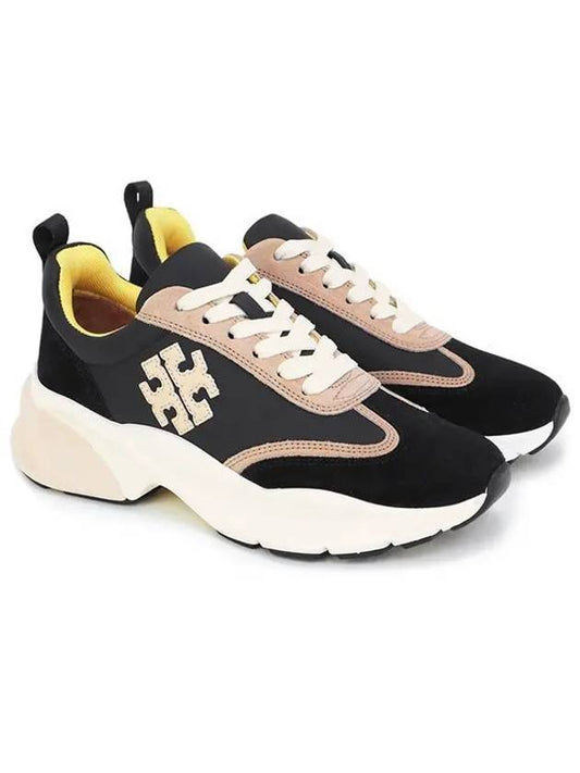 Good Luck Trainer Low Top Sneakers Black - TORY BURCH - BALAAN 2