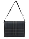 Check Logo Messenger Bag Grey - BURBERRY - BALAAN 2