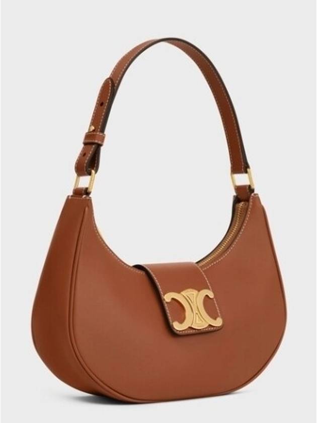 Ava Triomphe Smooth Calfskin Shoulder Bag Tan - CELINE - BALAAN 2