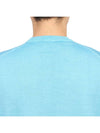 Men's Crew Neck Wool Knit Top Blue - DRUMOHR - BALAAN 8