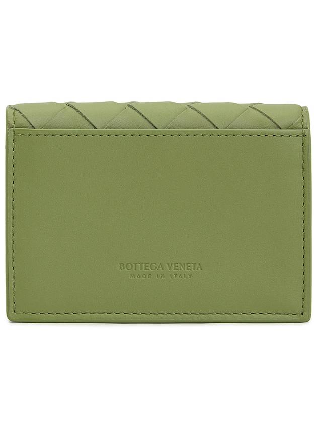 Men's Intrecciato Card Wallet Green - BOTTEGA VENETA - BALAAN 3