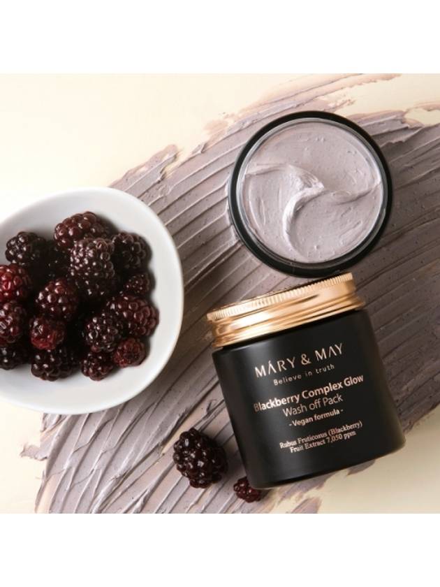 [Mary&May] Blackberry Complex Glow Washoff Pack 125g - MARY&MAY - BALAAN 4