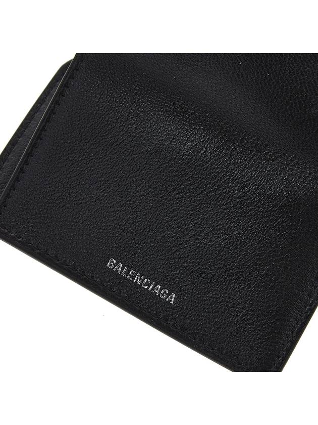 Spray Polka Dot Half Wallet Black - BALENCIAGA - BALAAN 9