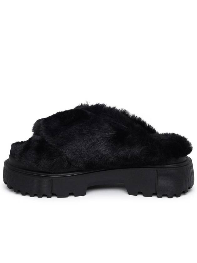 Mule Slippers HXW6440FC303H6B999 Black - HOGAN - BALAAN 4